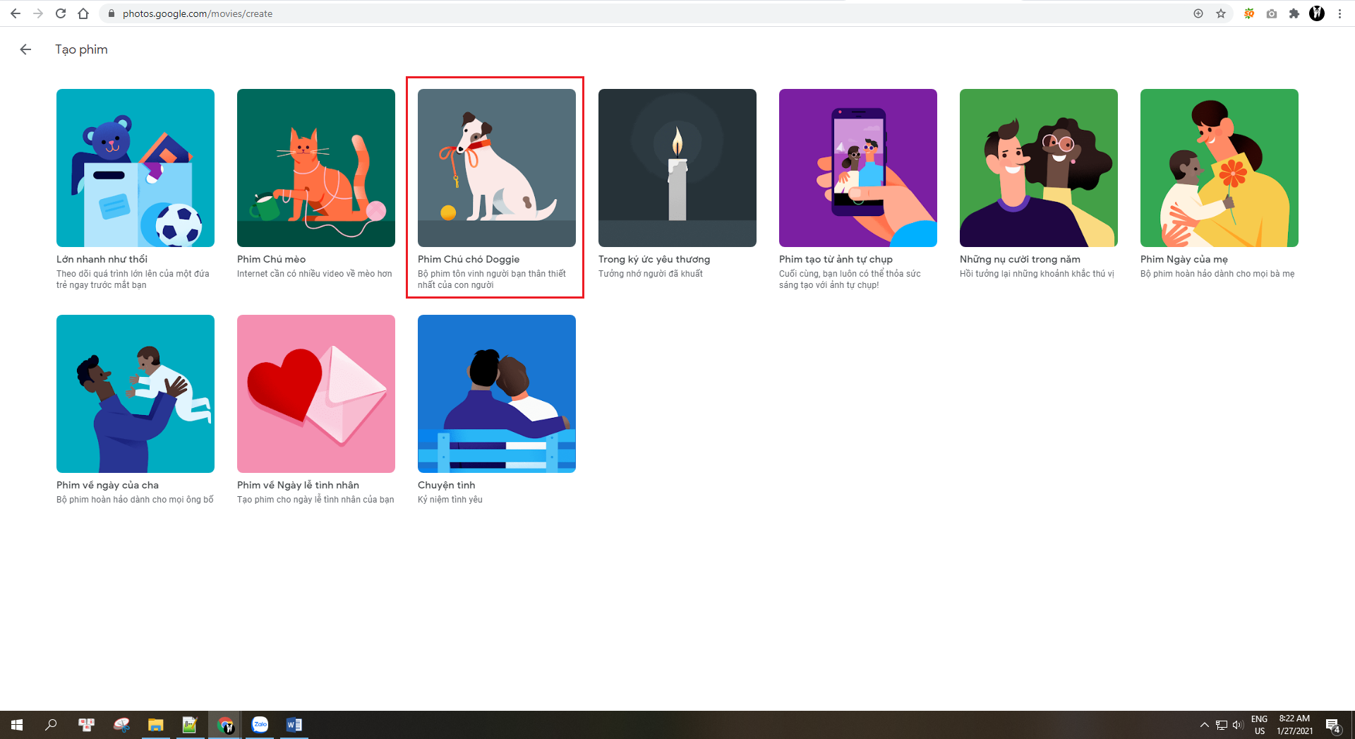 Sử dụng Google Photos - Công cụ trực tuyến miễn phí