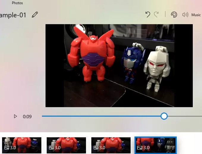 Sử dụng trình chiếu ảnh Microsoft Photos
