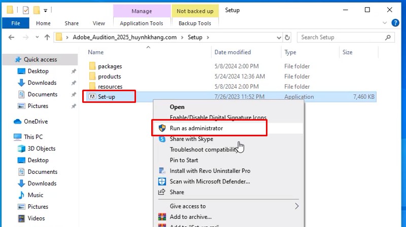 Các bước cài đặt Adobe Audition 2025 full crack chi tiết