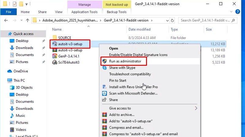 Các bước cài đặt Adobe Audition 2025 full crack chi tiết