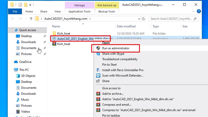 Hướng dẫn chi tiết các bước cài đặt AutoCAD 2021 full crack