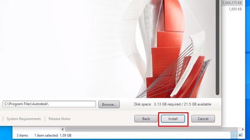 Hướng dẫn chi tiết các bước cài đặt AutoCAD 2021 full crack