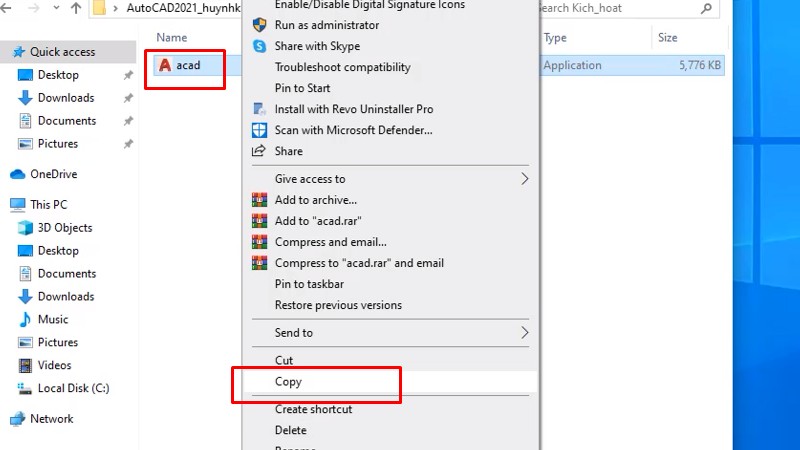 Hướng dẫn chi tiết các bước cài đặt AutoCAD 2021 full crack
