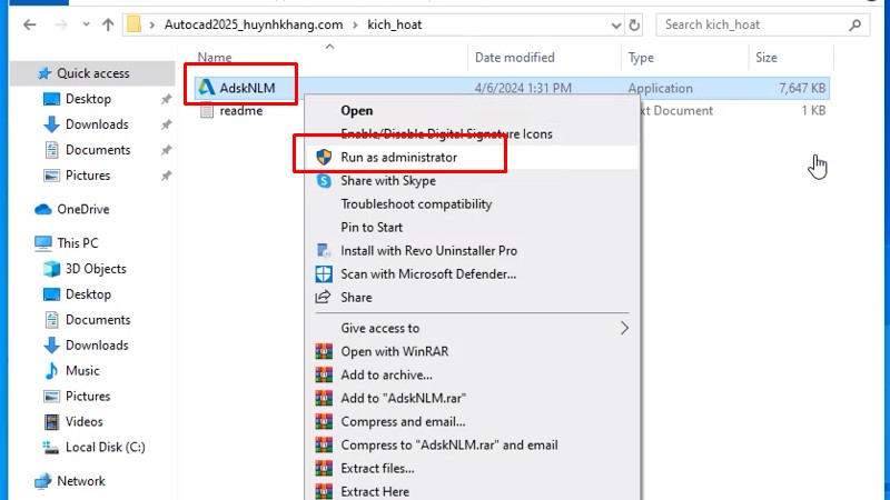 Các bước cài đặt AutoCAD 2025 full crack chi tiết