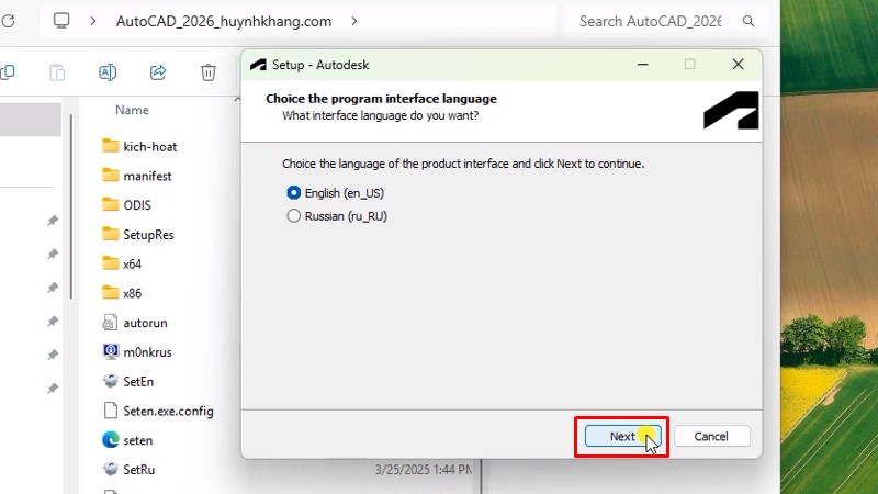 Hướng dẫn các bước cài đặt AutoCAD 2026 full crack chi tiết