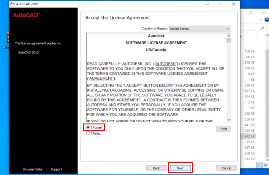 Bước 5: Chấp nhận điều khoản