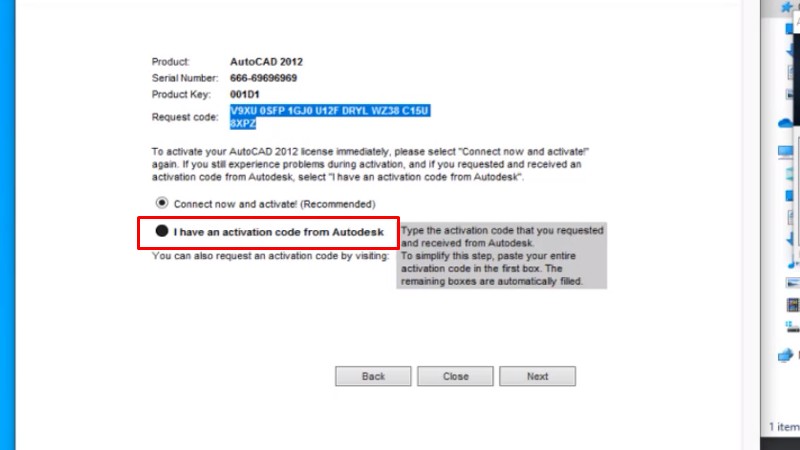 Bước 19: Chọn hình thức nhập mã