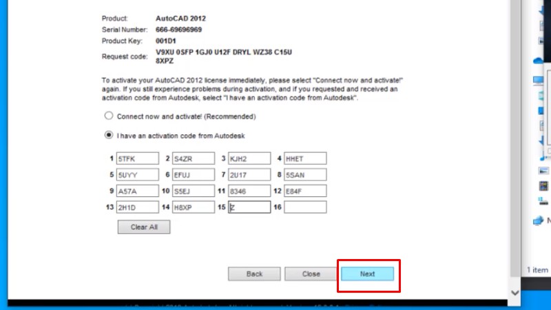 Bước 21: Hoàn tất kích hoạt