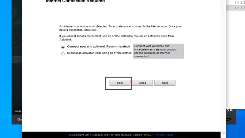 Bước 11-13: Quay lại và chuẩn bị cho việc crack