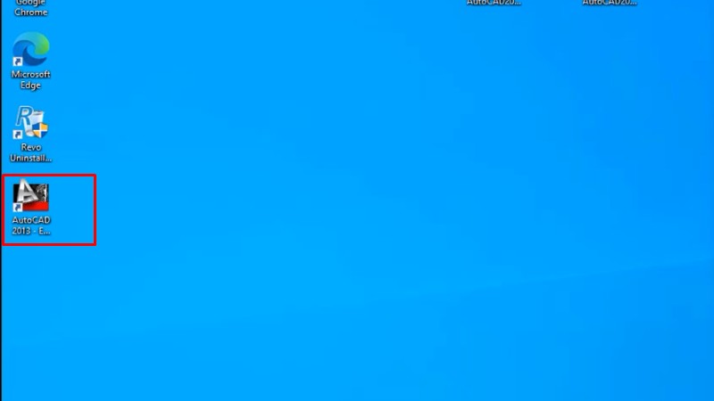 Bước 8: Khởi động Autocad 2013