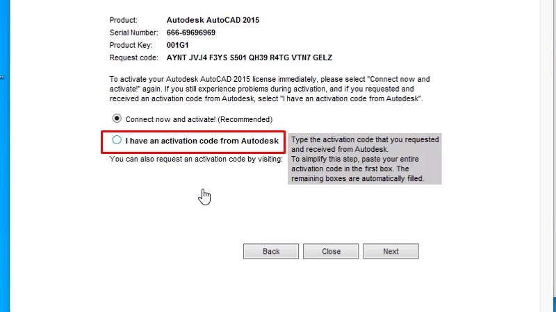 Các bước cài AutoCAD 2015 full crack