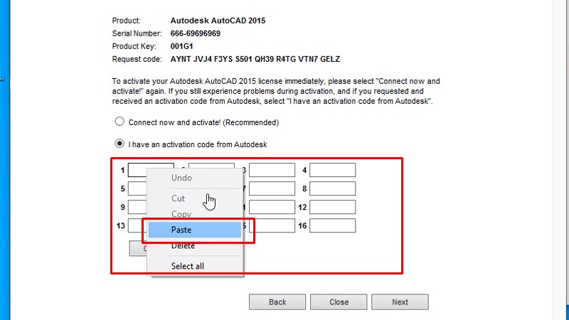 Các bước cài AutoCAD 2015 full crack