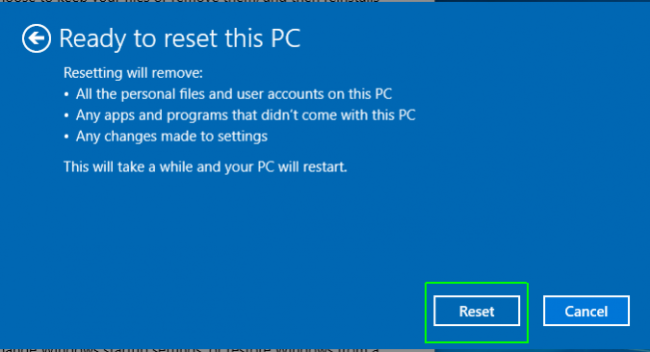 Cách Reset Windows 10 Không Mất Dữ Liệu