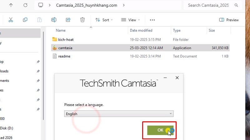 Hướng dẫn chi tiết cách cài đặt Camtasia 2025 Full Crack