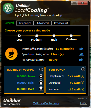 LocalCooling – phần mềm tiết kiệm và đo lường điện năng hiệu quả
