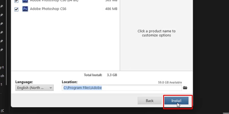 Hướng dẫn cài đặt Photoshop CS6 full crack chi tiết