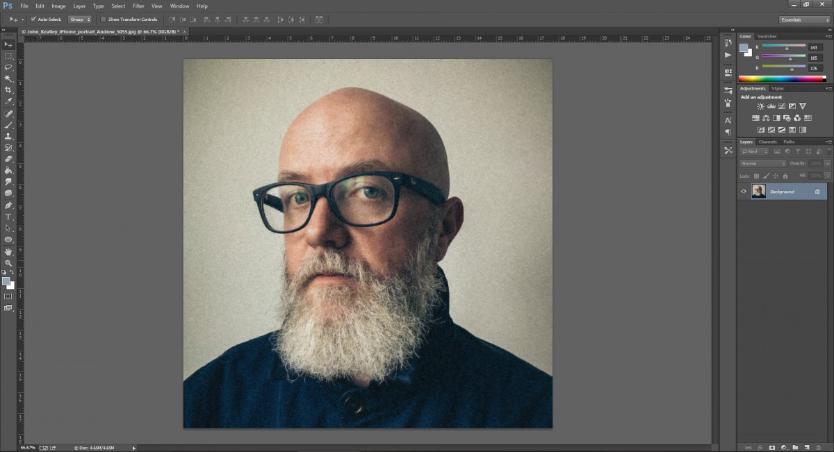 Khử Noise Bằng Hệ Màu Lab