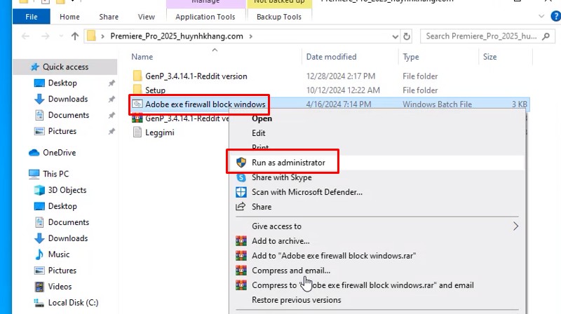 Hướng dẫn cài đặt Premiere Pro 2025 Full Crack chi tiết