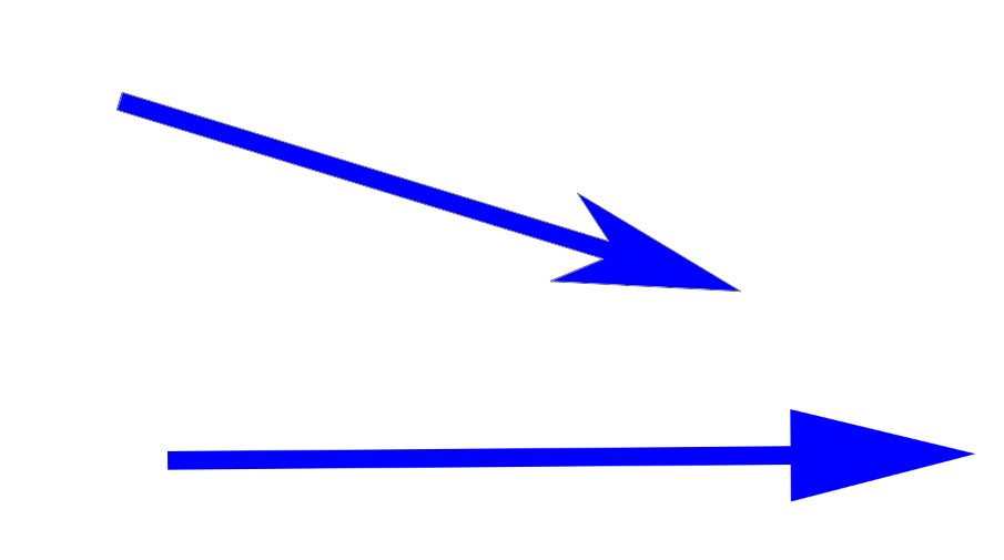 Vẽ mũi tên bằng công cụ Line Tool